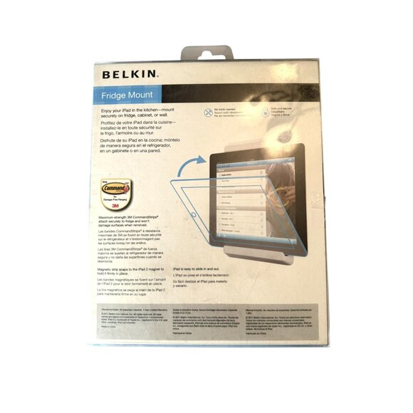 Belkin Fridge Mount For iPad 2 Secure Kitchen Tablet Holder - Picture 5 of 8
